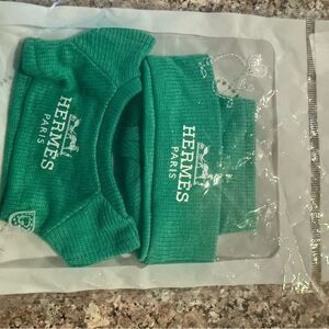 New Hermes design  Green labubu  Outfit set